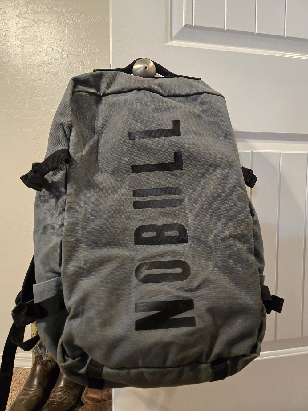 NOBULL Dark Teal and Black Logo Backpack